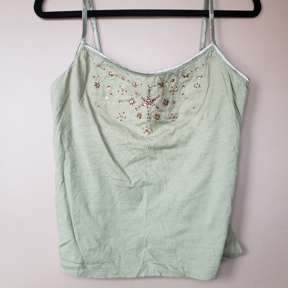 Old Navy Beaded Embellishment Tank Top